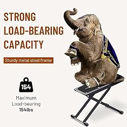 CAHAYA Guitar Foot Stool: 6 Position Height Guitar