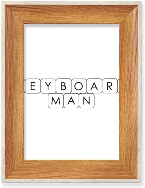 Amazon Com Yaox Keyboard Man Desktop Wooden Photo Frame Display Picture Art Painting Multiple Sets