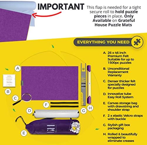 grateful house puzzle mat