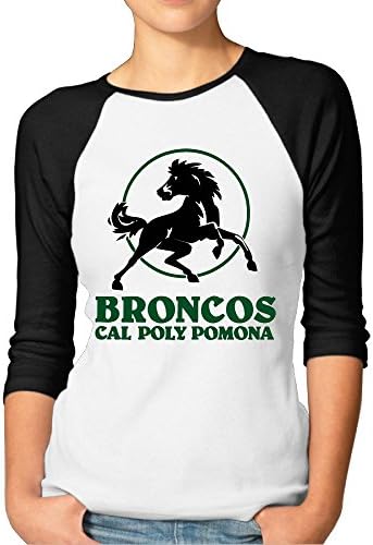 Woman Cal Poly Pomona 3/4 Contrast Raglan Sleeve Tee