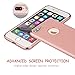 iPhone 7 Plus Case, VANSIN 3 in 1 Ultra Thin and Slim Hard Case Coated Non Slip Matte Surface with Electroplate Frame for Apple iPhone 7 Plus (5.5')(2016) - (Rose Gold)