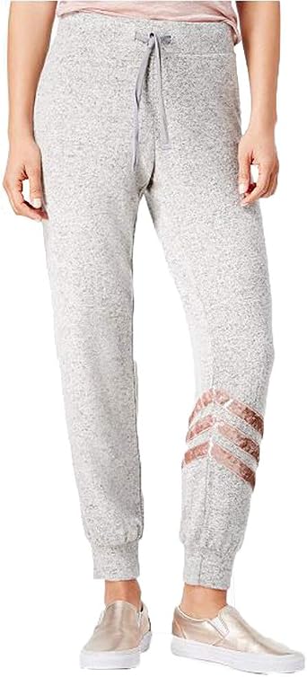 Hippie Rose Juniors Velvet-Trim Jogger 