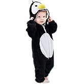 CuteOn Toddler Halloween Costume Onesie Cosplay Romper Christmas Infants Baby Costume Penguin 3Months-4Years