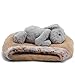 MiLuck Pet Cat Bed Cat Sleeping Bag Soft Warm Windproof Waterproof Pet Bed House for Dog Cat Kitten Indoor Outdoor(S-Brown)