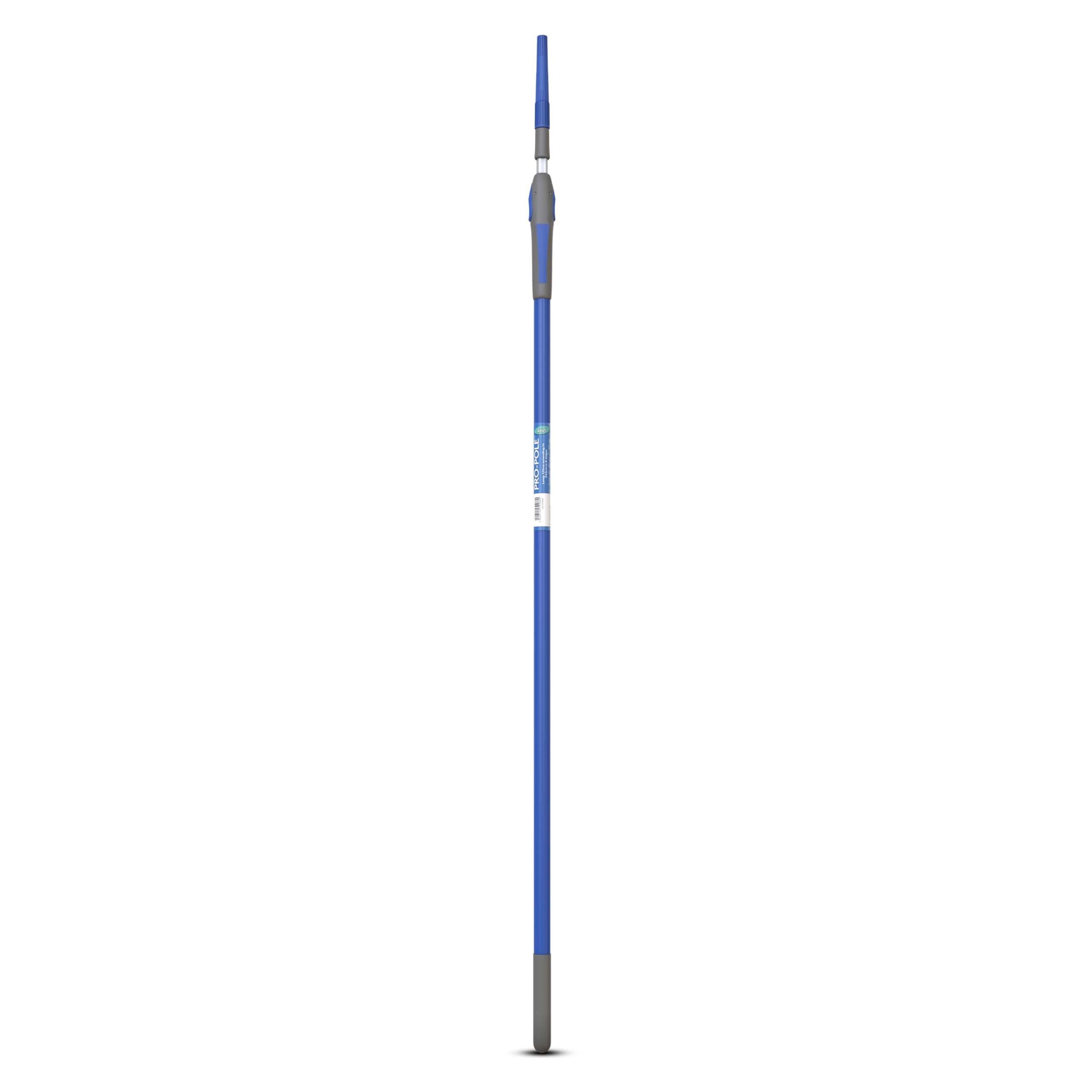Axus Decor Extendable Paint Roller Pole (Blue Series) Paint Roller Pole With Universal Thread or Adaptor - Durable & Non-Slip Grip, For Wall Ceiling Painting & Window Cleaning - Long, 135cm to 243cm