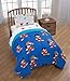 Disney Mickey Mouse Trophy 4 Piece Twin Bed Set - Includes Comforter & Sheet Set - Super Soft Fade Resistant Polyester - (Official Disney Product)