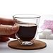 VARANO Double Walled Espresso Glasses Demitasse Cup/Mug Shot Glasses – Cool to the Touch, Set of 2