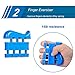 Hand Grip Strengthener, 5 Pack Grip Strength Trainer Grips Workout Kit - Adjustable Hand Non-Slip Gripper 22-88lbs, Finger Strengthener/Stretcher, Hand Grip Exercise Ring, Stress Relief Ball