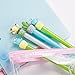 SUPPION 4PC Cartoon Cactus Gel Black Pens Kawaii Pens Cute Office Stationery Student Gift