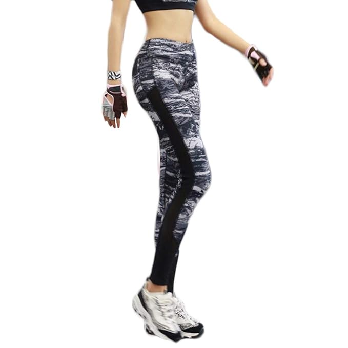 cinnamou Pantalon Yoga Mujer, Fitness Pantalones Slim Fit ...