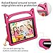 iPad Mini 5 Case 2019 iPad Mini - Ubearkk Light Weight Shock Proof Handle Friendly Stand Kids Case for iPad Mini, Mini 5 (2019), Mini 4, iPad Mini 3rd Generation, Mini 2 Tablet(Pink)