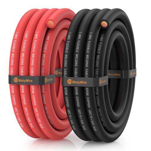 WotyWire 2 Gauge Wire Battery Cable