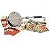 Campfire Popcorn Popper Starter Kit - The Original Whirley Pop Open Fire Popcorn Popper With Popcorn Kit, Aluminum Campfire Popcorn Maker, Popcorn Pot for Campfire Popcorn (By Wabash Valley Farms)
