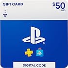 $50 PlayStation Store Gift Card [Digital Code]