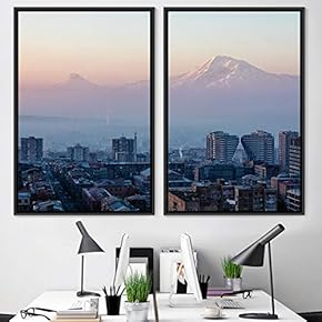 signwin 2 Piece Framed Canvas Wall Art Beautiful...