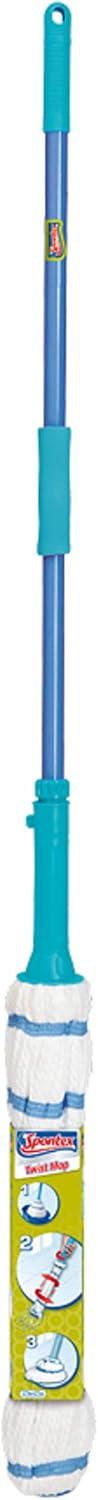 Spontex Twist Mop, Microfibre Mop with Built-In Self Wringing System - Image 5