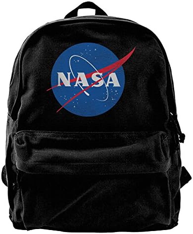 Koorol NASA Logo Canvas Backpack Rucksack Laptop Bag Computer Bag Daypack Travel Bag College Bag.