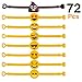 O'Hill 72Pcs Emoji Bracelets Emoticons Wristbands for Birthday Party Favors Supplies, Party Goodie Bags