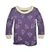 Burt's Bees Baby Baby Girl's Pajamas, Tee and Pant 2-Piece PJ Set, 100% Organic Cotton, Majestic Mountain Watercolor Bee, 24 Months