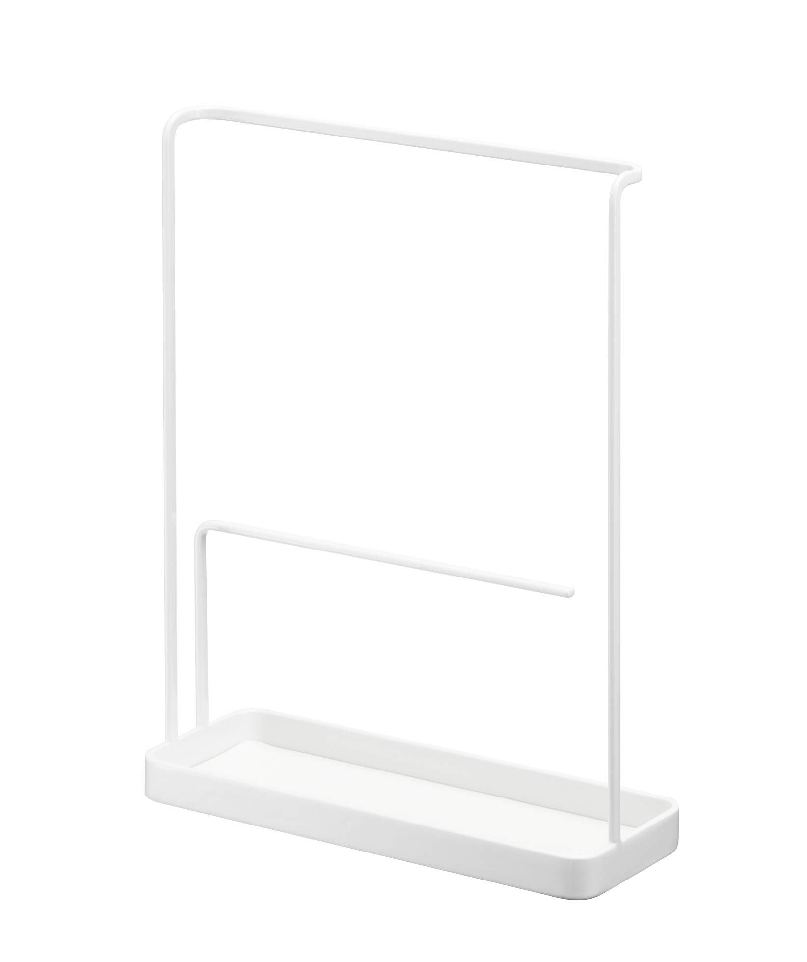 Yamazaki 6987 TOWER Accessory & Sunglasses Stand, white, Steel, Minimalist, 20 x 7.5 x 25.5 cm