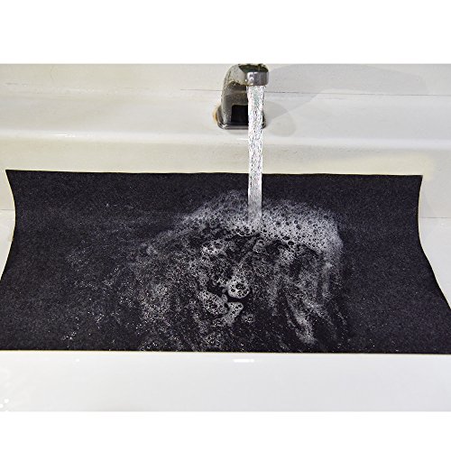 Cabinet Mat (36" x 24")– Premium Under The Sink Mat,Absorbent/Waterproof/Washable/Lightweight/Cuttable – Protects Cabinets, Contains Liquids - Thumbnail 5