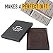 Leather Passport Holder - Cover - Travel Wallet Case Leather Passport Cover Accessories - Dark Brown
