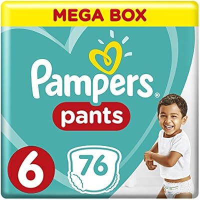 pampers pants size 6 mega box