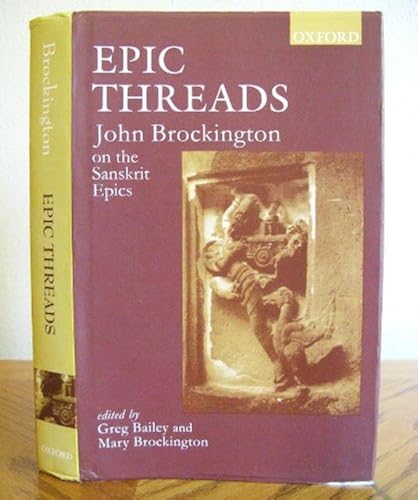 Download Epic Threads: John Brockington on the Sanskrit Epics PDF
