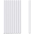 16 Pcs 9.5x0.4 Inch White Cake Dowel Rods Plastic Cake Dowels Straws Cake Rods and Support Cake Support Rods Cake Stacking St