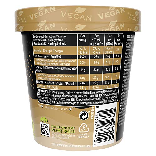 Breyers Delights Peanut Butter Vegan Eis 465 Ml Becher Fur Einen Kalorienarmen Und Veganen Eisgenuss 465 Ml Tiefgefroren Amazon De Lebensmittel Getranke