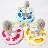 {Factory Direct Sale}Â¡Â¡Creative Funny Pet Kettle Cat Toy Spring Mice Crazy Training Amusement Disk Multifunctional Disk Play Activity - Random Color