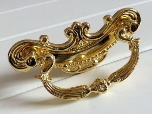 2.5" Cabinet Hardware Pulls Dresser Pulls Drawer Pull Handles Drop Bail Cabinet Handle Gold 2 1/2" 64
