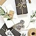 RUSPEPA Black Kraft Paper Roll - 24 inches x 100 feet - Recyclable Paper Perfect for for Crafts, Art, Wrapping, Packing, Postal, Shipping, Dunnage & Parcel