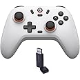 GameSir Nova Lite 2.4g Controller for PC, Steam, Switch, iOS and Android devices, Wireless Gaming Gamepad with Hall Effect Joysticks, Turbo Function - White
