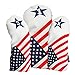 USA 1 3 X Golf Headcover Patriot Vintage Retro Patriotic Driver Fairway Wood Head Cover