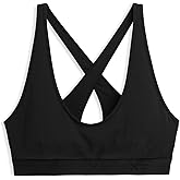 TomboyX All Day Bralette for Women, Modal Blend, Racerback Wireless Bras, Medium Impact with Adjustable Straps and No Padding