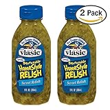 Sugar Free Sweet Relish, Vlasic No Sugar Added Homestyle Sweet Relish, 2 Pack