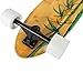 Krown Krex 2 Bamboo Pintail Complete Longboard, 9x43-Inch