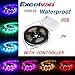 Excelvan 2M/6.6FT IP65 Waterproof Flexible Color Changing RGB SMD 5050 60 LEDs DC 5V Battery-powered LED Strip Light with Mini Controller