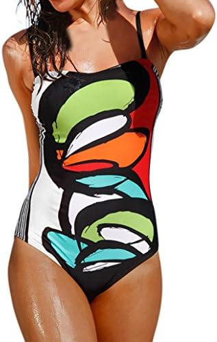 Clearance! Plus Size Swimwear! ❤️ Women Bikini, Neartime Summer Print Sling Swimsuit One Piece Push-Up Sexy Bathing Beachwear (❤️AsianS, Multicolor)