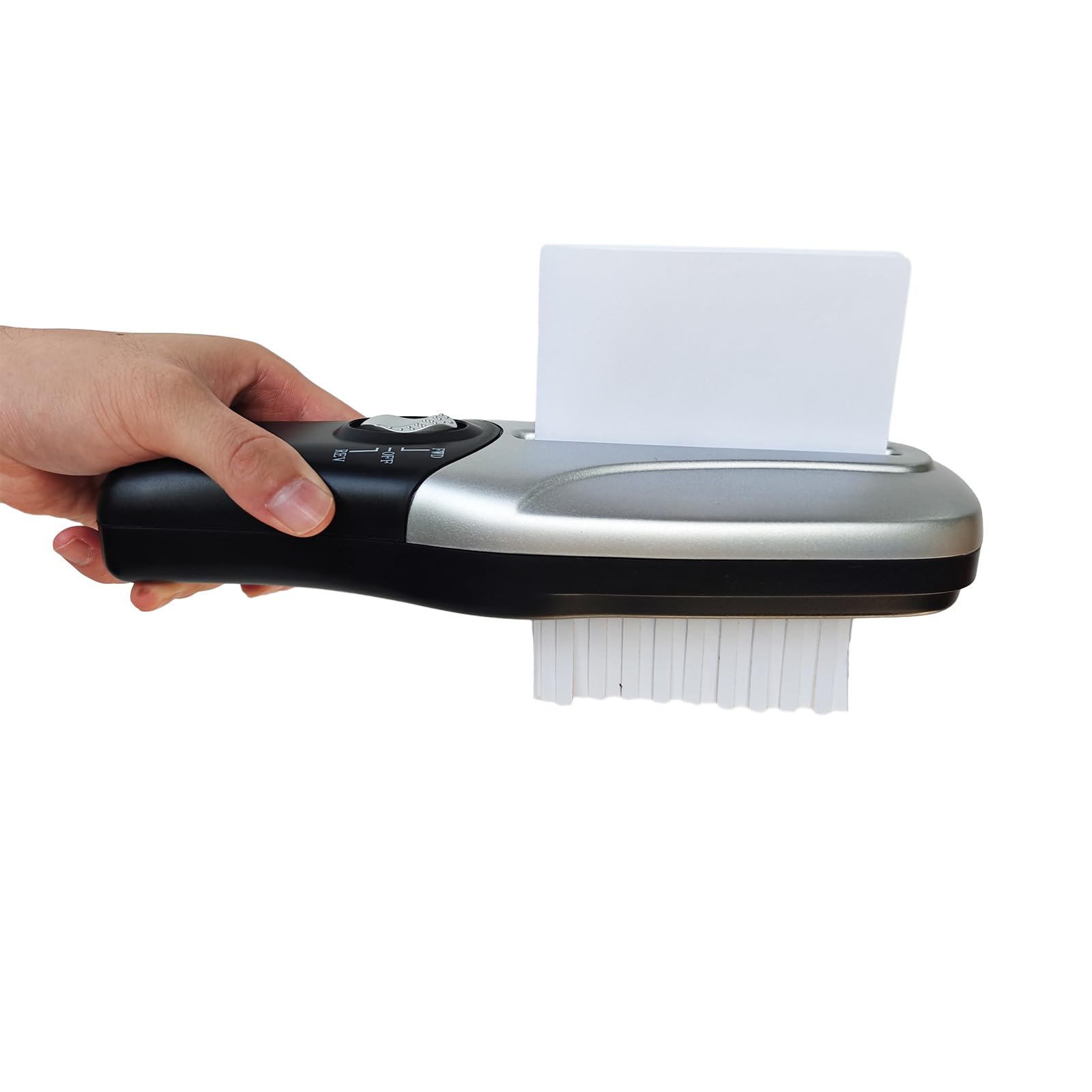 Photo 1 of PAWFECTJEE Mini Portable Handheld USB Auto Paper Shredder - Strip Cutting Machine for Office Stationery