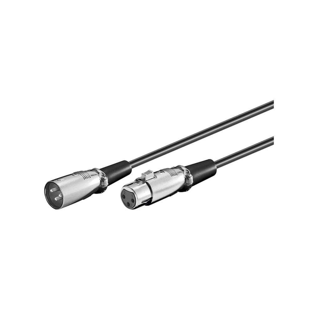 Goobay 50705 XLR Connection Cable, Black, 2 m Cable Length