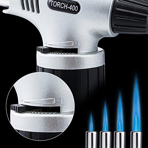 Culinary Torch Professional Kitchen Cooking Torch for Creme Brulee Butane Blow Torch for Home