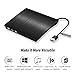 VicTsing USB 3.0 Ultra Portable External CD DVD RW DVD ROM Drive Writer Burner for Mac, Macbook Pro Air iMAC , Laptops, Desktops, Notebooks(Black)