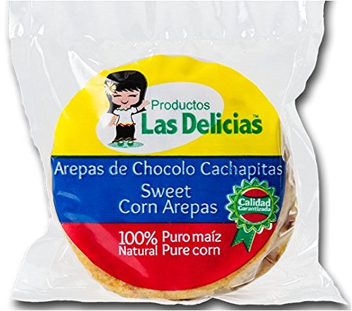 Arepas de Chocolo/ Cachapitas (4 PACKS) (20 UNITS) Sweet Corn Arepas