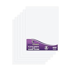 Mega Format Flexible Plastic Sheet - White Plastic