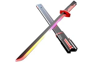 Cravonel Lightsaber 7 Color Flowing Spark Sword, with Sound Effects, Led Sword with Smoke, for 14+ Years Old Toy Light Saber for Kids (Flint Not Included)