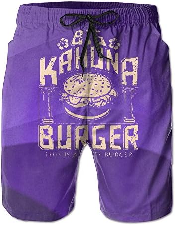 Men Funniest Big Kahuna Burger Board Shorts