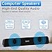 Computer Speakers, Bluetooth Speakers Computer Sound Bar, USB Powered Multifunctional Home Theater Desktop Soundbar Speaker with 10W Dual-Driver Stereo Sound, Rich Bass, 3 ft Bluetooth Range
