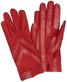 Isotoner Women's Spandex Shortie Unlined Glove,Really Red,One Size